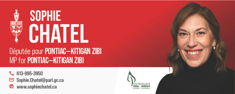 Sophie Chatel Deputée Pontiac Kitigan Zibi